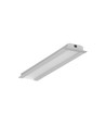 2m aluminium profiel GROOVE10 BC/UX - Geanodiseerd, ingebouwd, LED-profiel