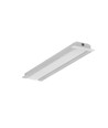 2m aluminiumprofiel GROOVE10 BC/UX - Onbehandeld aluminium, inbouw, LED-profiel