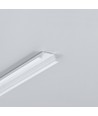 2m aluminium profiel GROOVE10.V2 A1C/U - Wit gelakt, inbouw, LED profiel