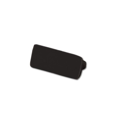 Eindstukken voor PVC profiel 16x7 - 2 stuks, zwart