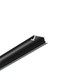 2m aluminium profiel GROOVE10.V2 A1C/U - Zwart geanodiseerd, inbouw, LED profiel