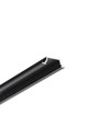 2m aluminium profiel GROOVE10.V2 A1C/U - Zwart geanodiseerd, inbouw, LED profiel
