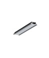 2m aluminium profiel GROOVE10.V2 A1C/U - Zwart geanodiseerd, inbouw, LED profiel