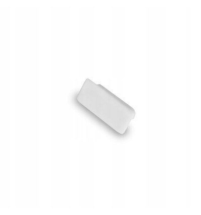 Eindstukken voor PVC profiel 16x7 - 2 stuks, wit