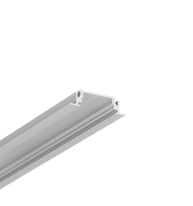 1m aluminium profiel GROOVE14 EE7F/TY - Geanodiseerd, ingebouwd, LED-profiel