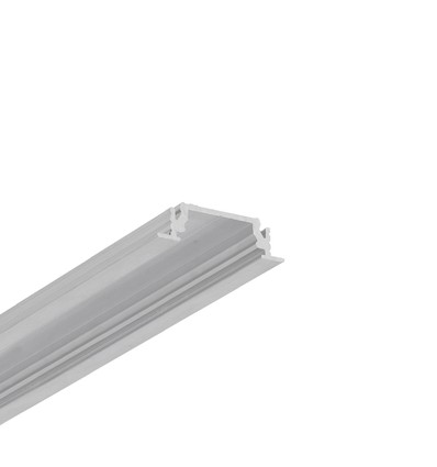 1m aluminiumprofiel GROOVE14 EE7F/TY - Onbehandeld aluminium, ingebouwd, LED-profiel