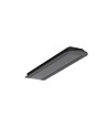 1m aluminium profiel GROOVE14 EE7F/TY - Zwart geanodiseerd, inbouw, LED profiel