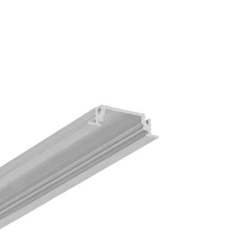 2m aluminiumprofiel GROOVE14 EE7F/TY - Onbewerkt aluminium, ingebouwd, LED-profiel