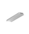 2m aluminiumprofiel GROOVE14 EE7F/TY - Onbewerkt aluminium, ingebouwd, LED-profiel
