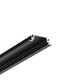 2m aluminium profiel GROOVE14 EE7F/TY - Zwart geanodiseerd, ingebouwd, LED profiel