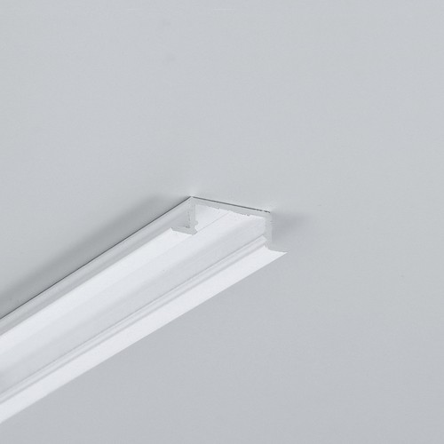 2m aluminium profiel GROOVE14.V2 BC3/Y - Wit gelakt, ingebouwd, LED profiel