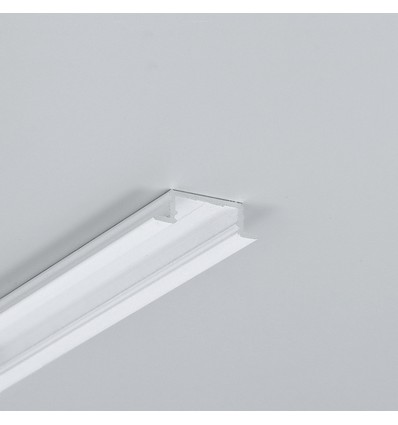 2m aluminium profiel GROOVE14.V2 BC3/Y - Wit gelakt, ingebouwd, LED profiel