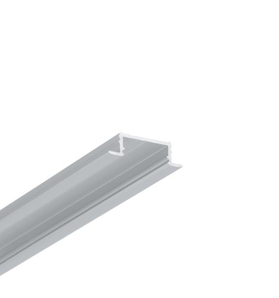 2m aluminium profiel GROOVE14.V2 BC3/Y - Geanodiseerd, inbouw, LED profiel