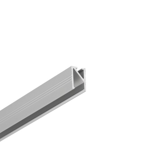 1m aluminiumprofiel HI8 C1 - Geanodiseerd, ingebouwd, LED profiel