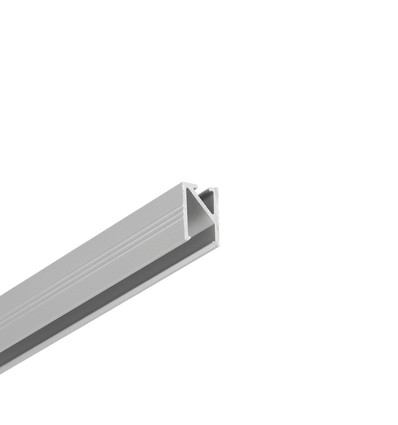 1m aluminiumprofiel HI8 C1 - Geanodiseerd, ingebouwd, LED profiel