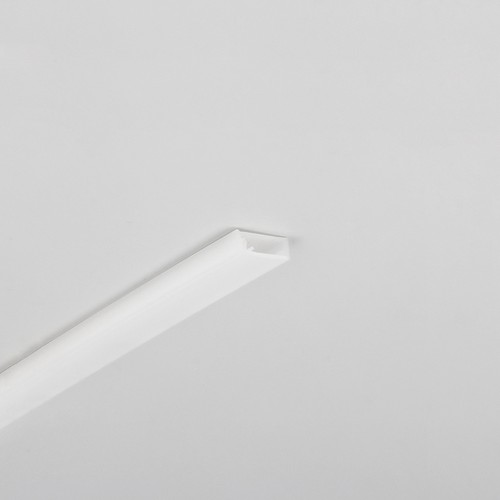 2m aluminium profiel SLASH8 - Melkwit, inbouw, LED profiel
