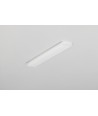 2m aluminium profiel SLASH8 - Melkwit, inbouw, LED profiel
