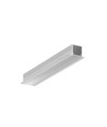 1m aluminiumprofiel SMART-IN10 AC2/Z - Onbehandeld aluminium, ingebouwd, LED-profiel