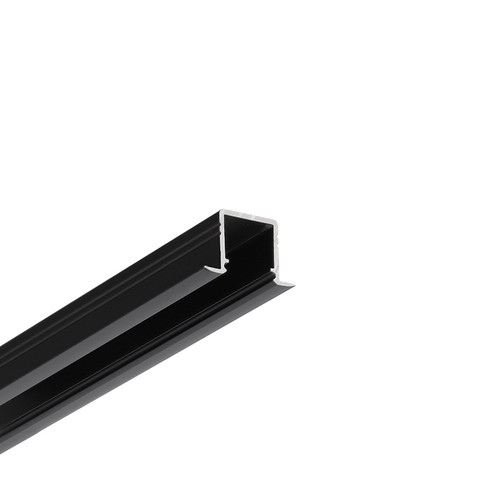 1m aluminium profiel SMART-IN10 AC2/Z - Zwart geanodiseerd, inbouw, LED profiel