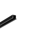 1m aluminium profiel SMART-IN10 AC2/Z - Zwart geanodiseerd, inbouw, LED profiel