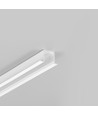 1m aluminium profiel SMART-IN10 AC2/Z - Wit gelakt, ingebouwd, LED profiel