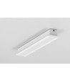 1m aluminium profiel SMART-IN10 AC2/Z - Wit gelakt, ingebouwd, LED profiel
