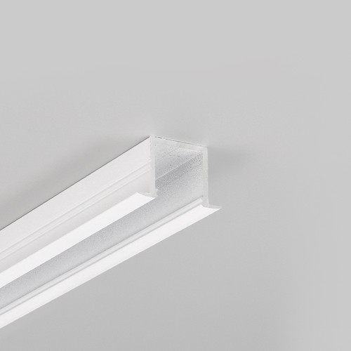 2m aluminiumprofiel SMART-IN16 BC3/U4 - Wit gelakt, ingebouwd, LED-profiel