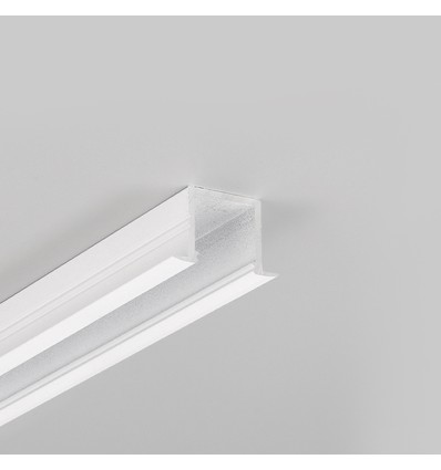 2m aluminiumprofiel SMART-IN16 BC3/U4 - Wit gelakt, ingebouwd, LED-profiel