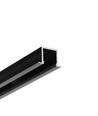 2m aluminium profiel SMART-IN16 BC3/U4 - Zwart gelakt, inbouw, LED profiel