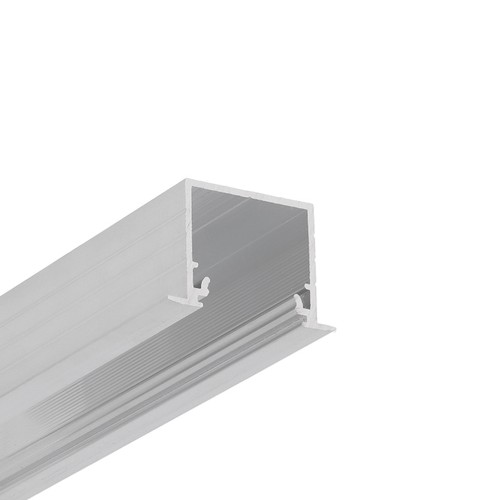 2m aluminiumprofiel LINEA-IN20 EE7F/U7 - Onbewerkt aluminium, inbouw, LED-profiel