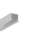 2m aluminiumprofiel LINEA-IN20 EE7F/U7 - Onbewerkt aluminium, inbouw, LED-profiel