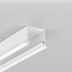 2m aluminium profiel LINEA-IN20 EE7F/U7 - Wit gelakt, ingebouwd, LED profiel