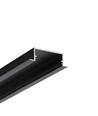2m aluminium profiel VARIO30-06 ACDE-9/U9 - Zwart geanodiseerd, inbouw, LED profiel