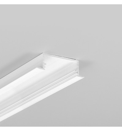 2m aluminium profiel VARIO30-06 ACDE-9/U9 - Wit gelakt, inbouw, LED profiel