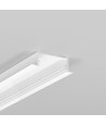 2m aluminium profiel VARIO30-06 ACDE-9/U9 - Wit gelakt, inbouw, LED profiel