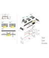 2m aluminium profiel VARIO30-06 ACDE-9/U9 - Wit gelakt, inbouw, LED profiel