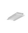 1m aluminiumprofiel FLAT8 H/UX - Onbehandeld aluminium, ingebouwd, LED-profiel