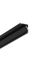 1m aluminium profiel CABI12 E - Zwart geanodiseerd, hoek, LED profiel