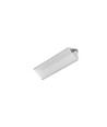 1m aluminiumprofiel CABI12 E - Onbehandeld aluminium, hoek, LED-profiel