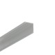 1m aluminium profiel CABI12 DUO E - Geanodiseerd, hoek, LED profiel