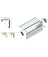 1m aluminium profiel CABI12 DUO E - Geanodiseerd, hoek, LED profiel