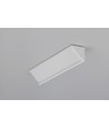 1m aluminium profiel CABI12 DUO E - Wit gelakt, hoek, LED profiel