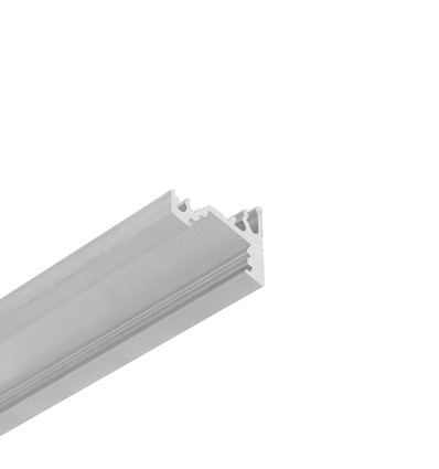 1m aluminiumprofiel CORNER10 BC/UX - Onbehandeld aluminium, hoek, LED-profiel