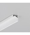 1m aluminium profiel CORNER10.V2 A1C/U1 - Wit gelakt, hoek, LED profiel