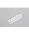 2m aluminium profiel CORNER10.V2 A1C/U1 - Wit gelakt, hoek, LED profiel