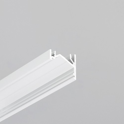 2m aluminium profiel CORNER12.V2 EF/U - Wit gelakt, hoek, LED profiel
