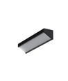 2m aluminiumprofiel CORNER12.V2 EF/U - Zwart geanodiseerd, hoek, LED-profiel