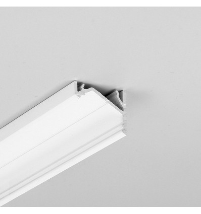 2m aluminium profiel CORNER16.V2 AC-6/TY - Wit gelakt, hoek, LED profiel