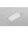 2m aluminium profiel CORNER16.V2 AC-6/TY - Wit gelakt, hoek, LED profiel