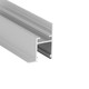 2m aluminium profiel FRAME14 BC/Q - Geanodiseerd, inbouw, LED rail